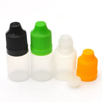 200pcs PE 5ml Tukšas Tvertnes Šķidrums Plastmasas Adatu Pudeles Ar bērnu aizsardzībai paredzētām Klp Acu Pudelīte ar Pilinātāju