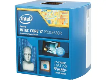 Jaunais Core i7-4790K 4.00 GHz Quad-Core LGA1150 SR219 CPU Procesoru kaste
