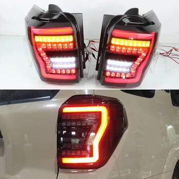 Auto LED aizmugurējos lukturus, pakaļējos Miglas Lukturus Toyota 4Runner 2010 - 2020 2021 Astes Gaismas, Bremžu, Atpakaļgaitas Gaismas Dinamisku Pagrieziena Signāla