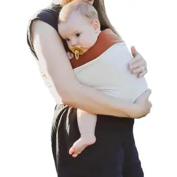Baby Wrap Carrier Brīvroku Baby Carrier-Sling Viegls Elpojošs Maigumu Ideāli Piemērots Jaundzimušajiem Un Zīdaiņiem, Duša