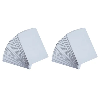 100gab NFC Kartes Balta Tukša PVC Tagus Waterpoof 504Bytes Čipa Uzlīme