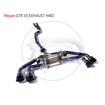 Titāna Sakausējuma Izplūdes Caurules Mainfold par Nissan VTN R35 Pasūtījuma Vārstu Muffler Auto Piederumi