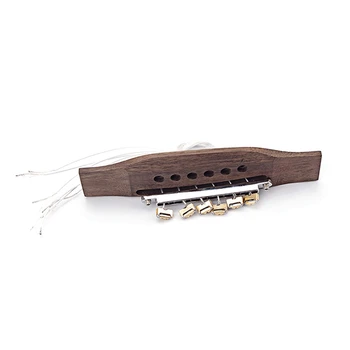 Jauns 2X Akustiskā Ģitāra Piezo Bridge Pickup Ar Graininess Par Elektrisko Ģitāru Akustisko Ģitāru, Instruments
