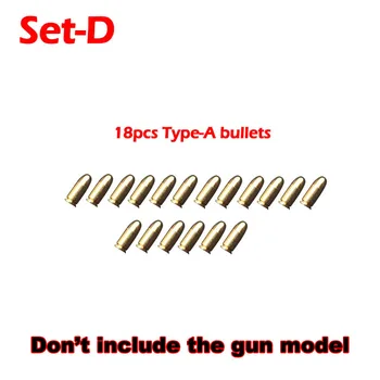 1 IESTATIET G17 Daļas, Piederumi Miniatūrā Pistoli Modelis 1:3 Sakausējuma Gloks Lodes Vāks Metāla Kastē Bullet Klipu Mini Rotaļu Modeli, Instrumenti,