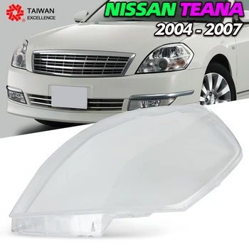 Priekš Nissan teana 2004-2007 Lukturu Vāks Caurspīdīgs Lukturi, Lampas Korpusa Aizstāt Oriģināls Abažūrs organiskā stikla