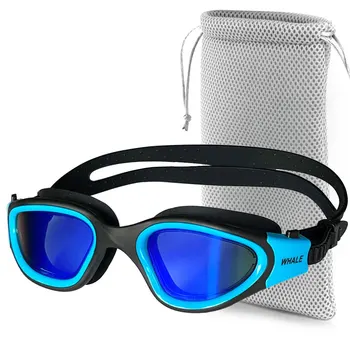 Profesionālās Pieaugušo Anti-miglas UV aizsardzība Objektīvs Vīrieši Sievietes Peldēšanas Brilles Ūdensizturīgs Regulējami Silikona peldēšanas Brilles baseins