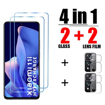 4in1 Rūdīta Stikla Objektīva Filmas Poco X5 X3 X4 M4 M3 Pro 5G X3 NFC F4 GT F3 Ekrāna Aizsargs
