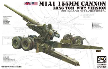 AFV Kluba AF35295 1/35 M1A1 155mm Lielgabalu Ilgi Toms WW2 Versiju, Modeļa Komplekts