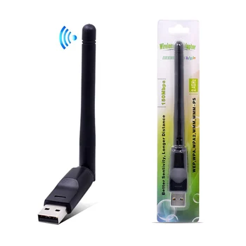 MT7601 Mini USB WiFi Adapteri 150Mbps Bezvadu Tīkla Karti 2.4 GHz Antenu 802.11 n/g/b Ethernet Wi-Fi Uztvērēju PC Klēpjdators