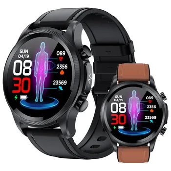 Lenovo Smartwatch Līdz 2023. Jaunu Asins Cukura Vīrieši Sievietes 1.39 collu Lielu Ekrānu, EKG Smart Watch Veselības Uzraudzība