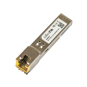 MikroTik S-RJ01 SFP RJ45 10/100/1000M vara modulis saderīga ar lielāko daļu Gigabit SFP porti pieejami dažādu tīklu 1GB