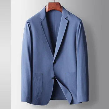 KD2363-Stiept vienu mazu uzvalks vīriešu plānas uzvalks jaka