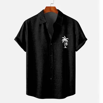 Vasaras Gadījuma Vīrieši Vienkrāsainu Kreklu Brīvdienas Apģērbu Lielgabarīta Īsām Piedurknēm Top 2023 Vienkārša Ikdienas Apģērbus Vīriešiem, Sociālo Tee Krekls