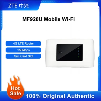 Atslēgt ZTE MF920U Modemu 4G WiFi Sim Kartes 150Mbps Mobilo Wi-Fi Maršrutētāju Portatīvo Platjoslas Tīkla Hotspot 2000mAh Akumulators