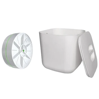 USB Rotējošo Turbīnu Trauku mazgājamās mašīnas, Lai Zeķes Apakšveļa Mazgāt Traukus Ceļojumu Mājas Balts