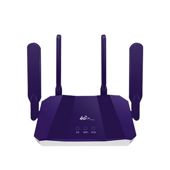 4G Bezvadu WiFi Router 300Mbps 4G Bezvadu Maršrutētāja Ārējā Antena Iebūvēts Slots Atbalsta USB Kabeli(ES Spraudnis)
