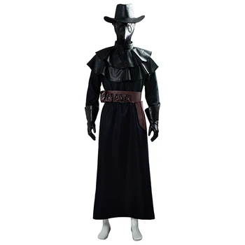 Viduslaiku Steampunk Mēris Ārsts Schnabel cosplay kostīmu, masku, cepuru Halloween