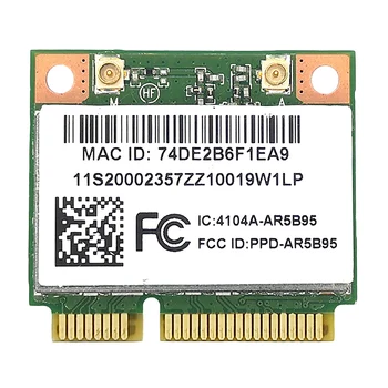 Lenovo Z370 Y460 G470 Z470 Z560 Black Apple AR5B95 2.4 G 150Mbps MINI PCIE 802.11 N iebūvētā Bezvadu Tīkla Karte