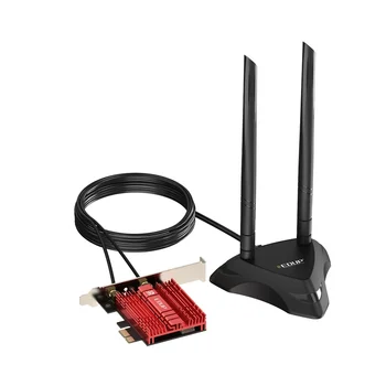 EDUP Multi-Funkcionālo ātrgaitas Spēļu Tīkla Karte 5374M Bluetooth 5.2 PCIE Bezvadu Tīkla Karte + Pagarinājums Bāzes Antena