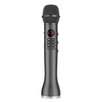 Rokas K Dziesma Mikrofona TF Kartes Funkciju, Bezvadu Karaoke Bluetooth saderīgu Skaļrunis Kabatas Dziedāšanas Mic Sarkana