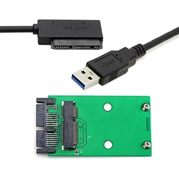 USB2.0 Adapteri atmiņas Kartes, USB, lai mSATA SSD 1.8