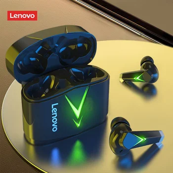 Lenovo austiņas LP6 TWS austiņas spēlētājs ar mikrofonu trokšņu slāpēšanas zema latentuma bezvadu earbuds Bluetooth austiņas