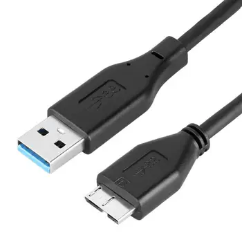 USB 3.0 A uz Micro B Vīriešu Adapteri Pārveidotājs Kabelis SSD HDD Mobile Cietais Disks
