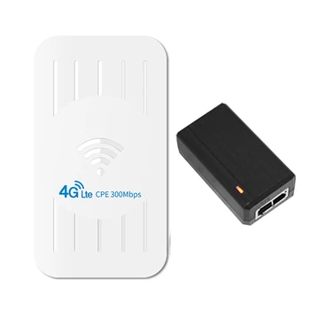 Āra 4G Bezvadu Maršrutētāju (wireless router 300Mbps IP65 Waterproof Atbalsta POE Barošanas Ar SIM Kartes Slots (ASV Spraudnis)