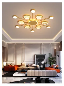 Ziemeļu Moderns Griestu Lustra Guļamistaba LED Griestu Lampas, Dzīvojamās Istabas Personības Macaron Dzelzs Moderns Griestu Apgaismojums
