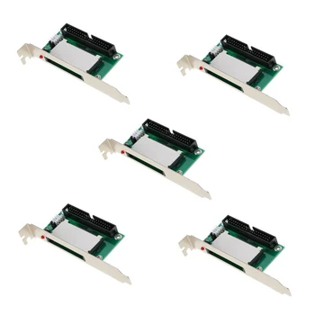 5X 40-Pin Kf Compact Flash Karti Līdz 3.5 Converter Ide Adapter Pci Turētājs Aizmugurējā Paneļa