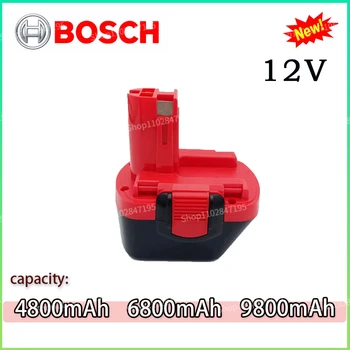 Bosch 12V Uzlādējami Ni-MH elektroinstrumentus Akumulators 4.8 AH 6.8 AH 9.8 AH BAT043 D70745 PSR12 GSB12 GSR12 BAT038 BAT045 BAT040