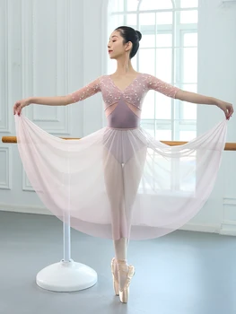 Baleta Leotards Meitenes, Pasaku Vingrošana Leotard Pieaugušo Slidošanas Bodysuit Professionl Dancewear Balerīna Posmā Unitard