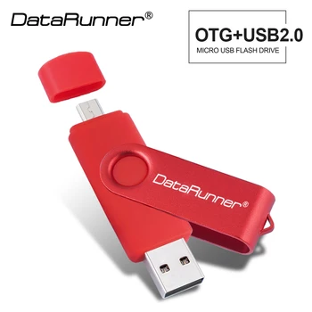 DataRunner OTG USB Flash Drive 2-IN-1 Micro USB & USB 2.0 Pildspalvu Diska 256 GB 128GB 64GB, 32GB 16GB OTG Pendrive USB Memory Stick