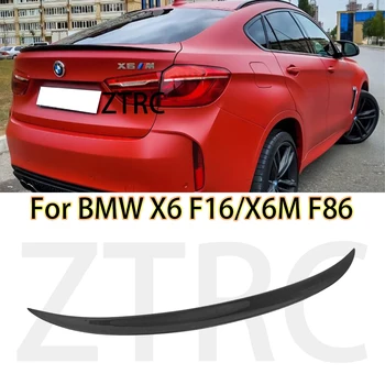 Auto Spoileri Priekš BMW X6 F16/X6M F86 P Style Nekustamā oglekļa šķiedras materiāla, Aizmugurējais Spoileris Bagāžnieka ārējie 2014 2019