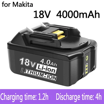 Par 18V, Makita 18000mAh Uzlādējams elektroinstrumenti Makita Akumulatoru ar LED Li-ion Nomaiņa BL1860B BL1860 BL1850 Bezmaksas Piegāde