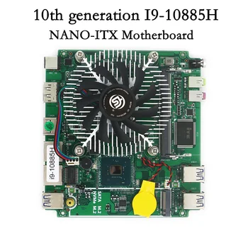Intel 10./11. Paaudzes I9 10885H I3 1115G4 mikro datoru mātesplati 13x14 NANO-ITX Mini mainboard Borta I5 I7, I9