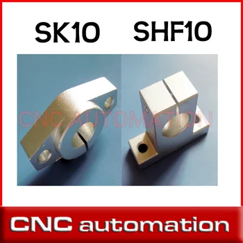 50gab SK10 10mm Vārpstas Atbalsta CNC Router SH10A stāvēt SHF10 Horizontālā tipa