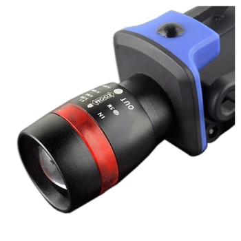 5X XPE LED 120 Lm 3 Režīmi Ūdensizturīgs Zoomable Klips - Par Klp Cepuri Gaismas Lukturīti Galvas Gaismas Lukturis Melns