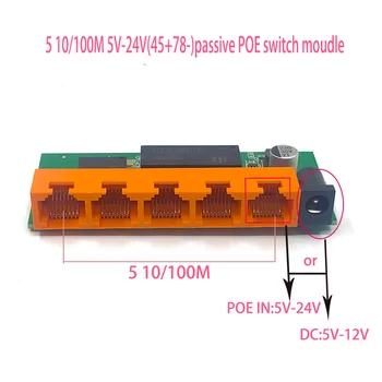 OEM Jaunu modeli 5 Port ethernet switch Desktop RJ45 Ethernet Switch 10/100mbps Lan Gigabit switch rj45 tp-link ap