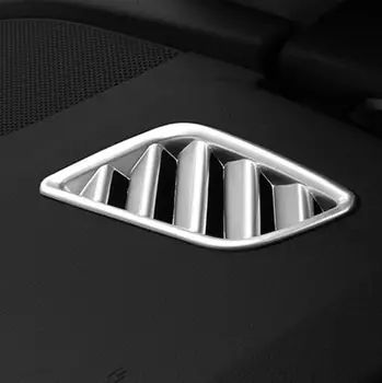 ABS, Matēts Audi A4, b9 2016 2017 Automašīnas priekšējo Mazo gaisa izplūdes Ventilācijas karkasa Paneļu Vizuļi Vāka apdare Piederumi car styling 2gab