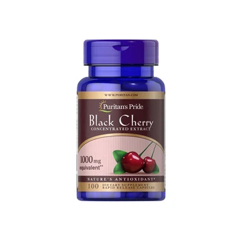 Black Cherry Koncentrāta Kapsulas, Pazeminot Holesterīna Līmeni, Antioksidants, Veselības Aizsardzības, Stiprināt Imūno Papildierīces