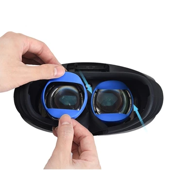 Mīksts Objektīva Vāciņu, Objektīva Mīkstās Brilles Silikona Anti Scratch PS VR2 Austiņas Scratchproof Elastīgu Piliens Kuģniecība