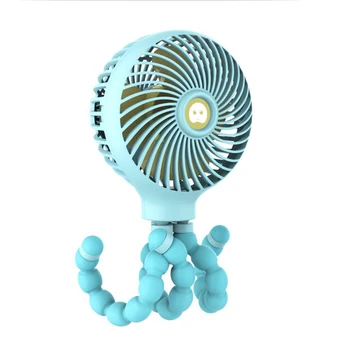 Pārnēsājams Mini Karājas Ventilators Astoņkāji Formas Statīvs ir Regulējams Rokas, USB Uzlāde Fan Cooler Bērnu Ratiņus Studentu Izmantot
