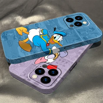 Disney Gudrs Donald Duck Filmu Telefonu Gadījumā Par Apple iPhone 14 13 12 Mini 11 XS-Pro Max X XR 8 7 Plus SE Feilin Cietos vākos