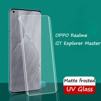 Par OPPO Realme GT Explorer Master 5G Matēts UV Stikla Ekrāna Aizsargs Pilna Līme 3D Rūdīta Stikla Realme GT Master Explorer